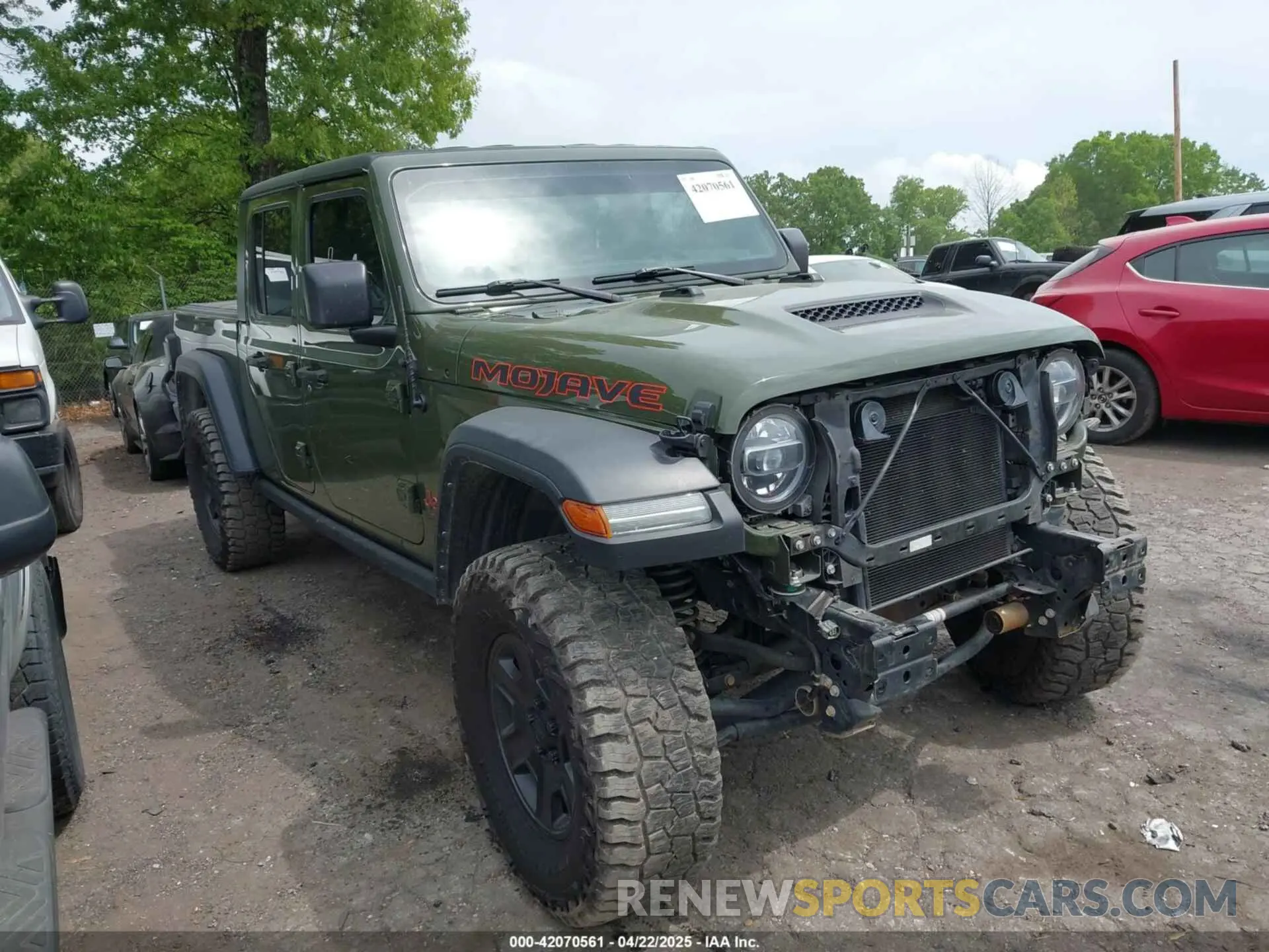 1 Фотография поврежденного автомобиля 1C6JJTEG0ML603356 JEEP GLADIATOR 2021