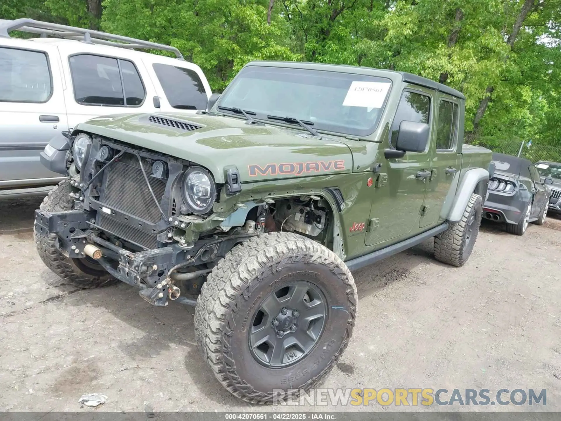 2 Фотография поврежденного автомобиля 1C6JJTEG0ML603356 JEEP GLADIATOR 2021