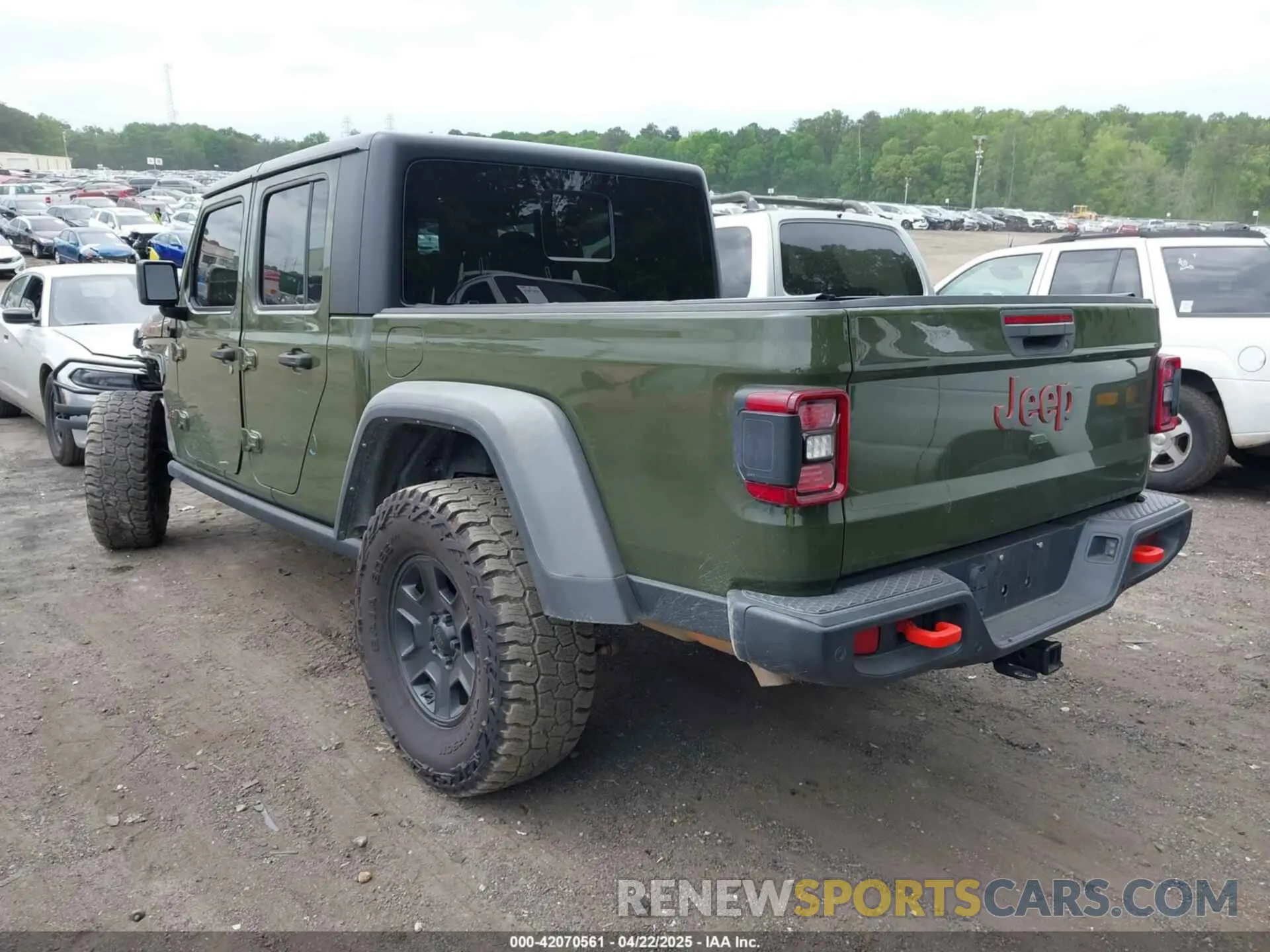 3 Фотография поврежденного автомобиля 1C6JJTEG0ML603356 JEEP GLADIATOR 2021