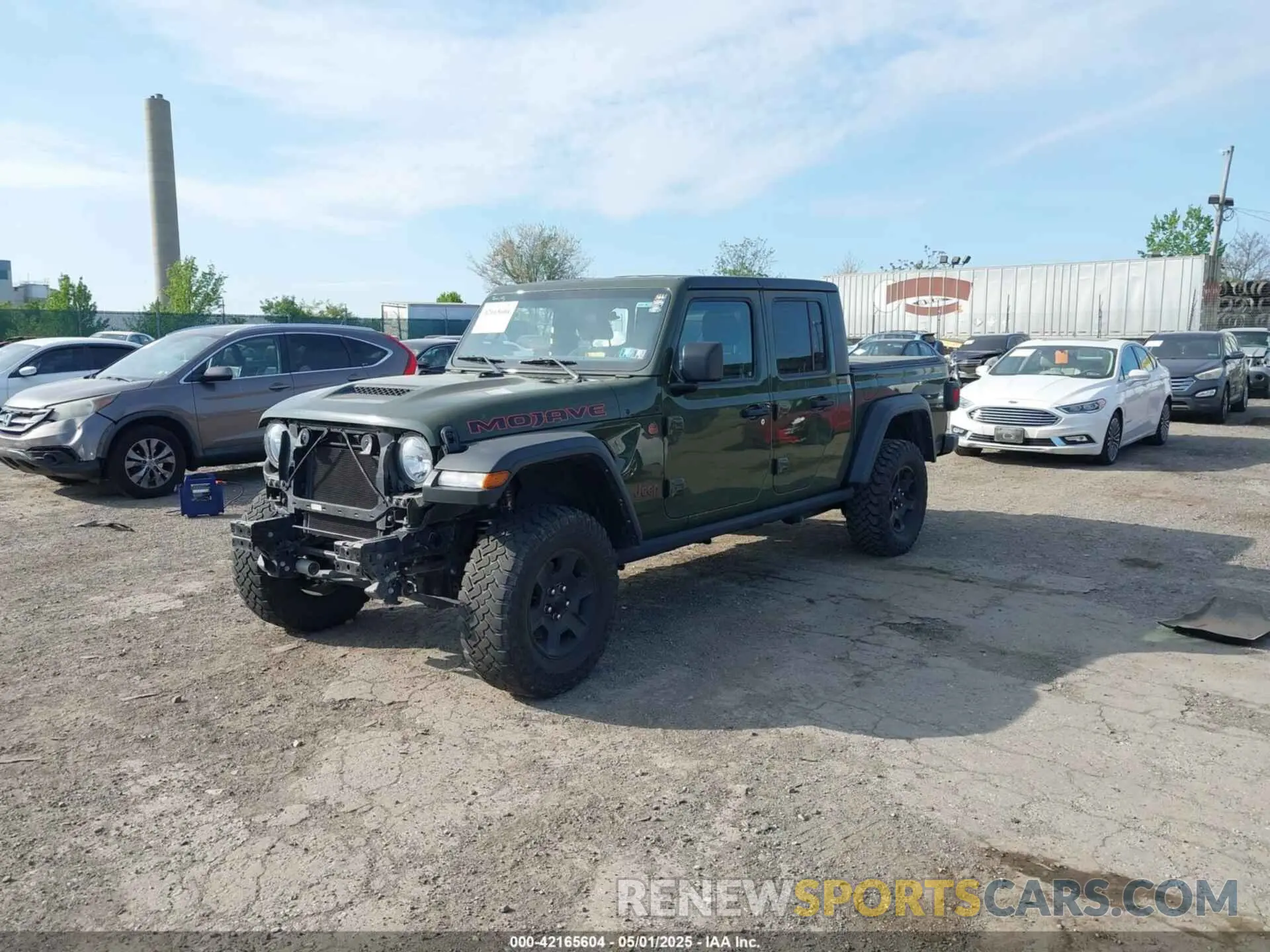 2 Photograph of a damaged car 1C6JJTEG2ML565676 JEEP GLADIATOR 2021