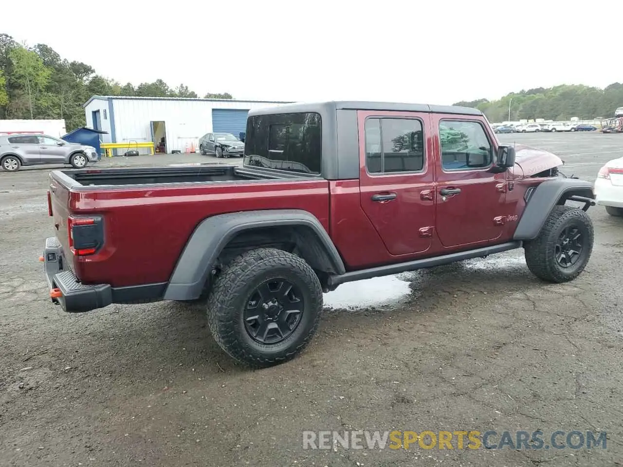 3 Photograph of a damaged car 1C6JJTEG7ML521947 JEEP GLADIATOR 2021