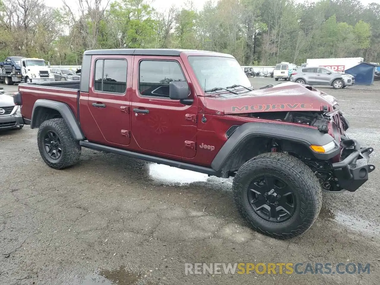4 Photograph of a damaged car 1C6JJTEG7ML521947 JEEP GLADIATOR 2021