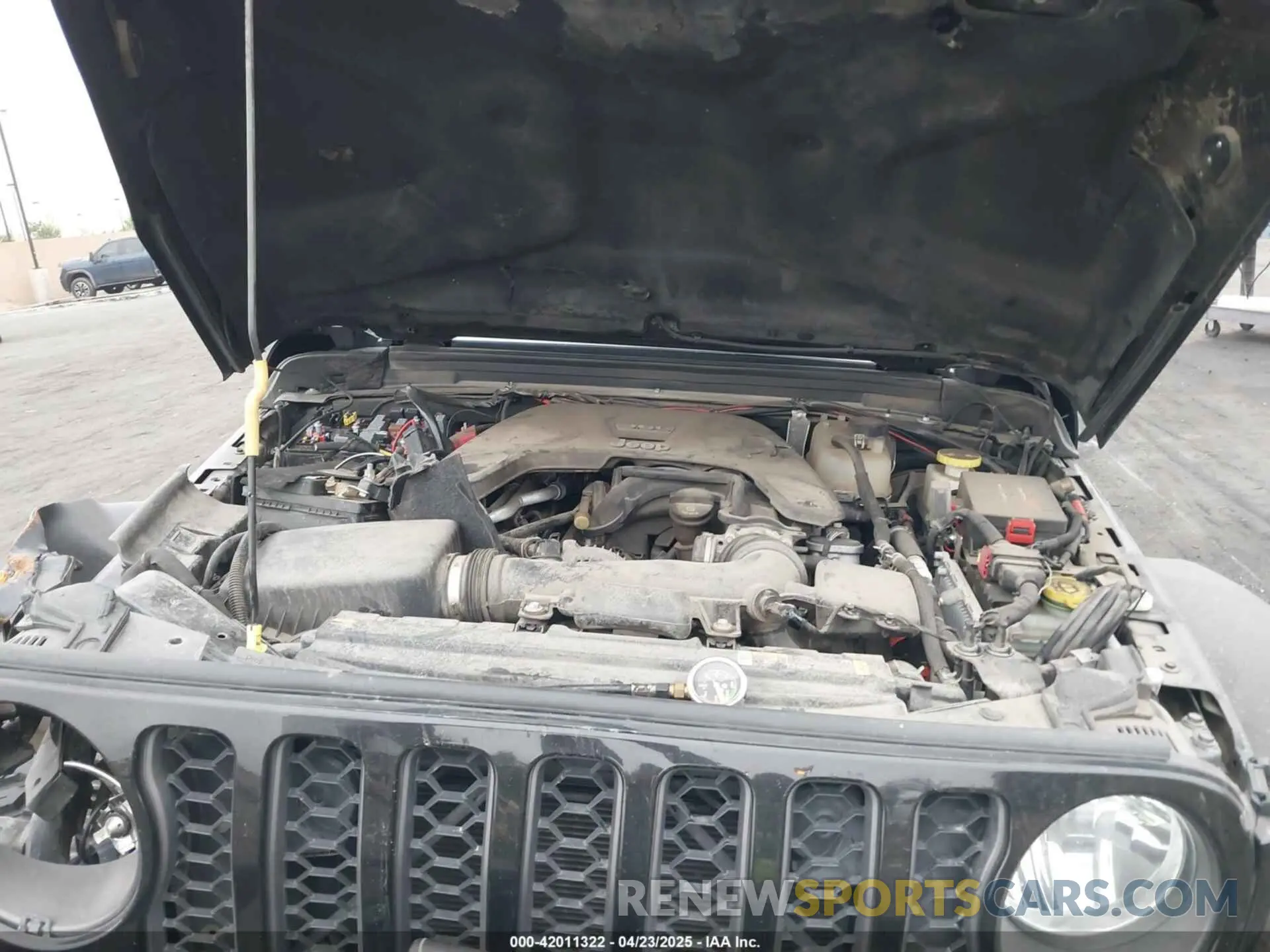 10 Photograph of a damaged car 1C6JJTEG7ML522371 JEEP GLADIATOR 2021