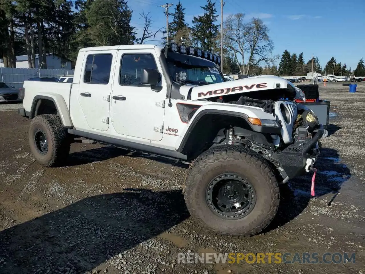 4 Photograph of a damaged car 1C6JJTEG7ML581050 JEEP GLADIATOR 2021