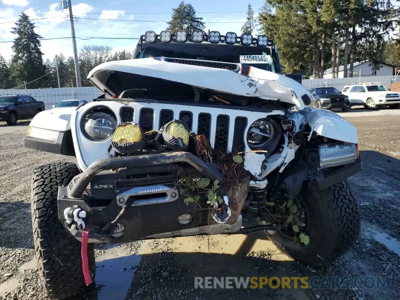 5 Photograph of a damaged car 1C6JJTEG7ML581050 JEEP GLADIATOR 2021