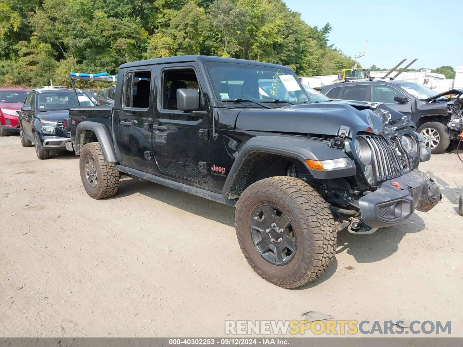 1 Photograph of a damaged car 1C6JJTEG9ML605638 JEEP GLADIATOR 2021