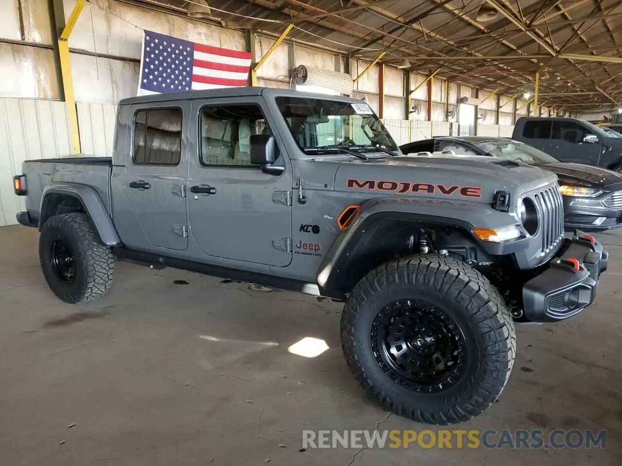 4 Фотография поврежденного автомобиля 1C6JJTEGXML578689 JEEP GLADIATOR 2021