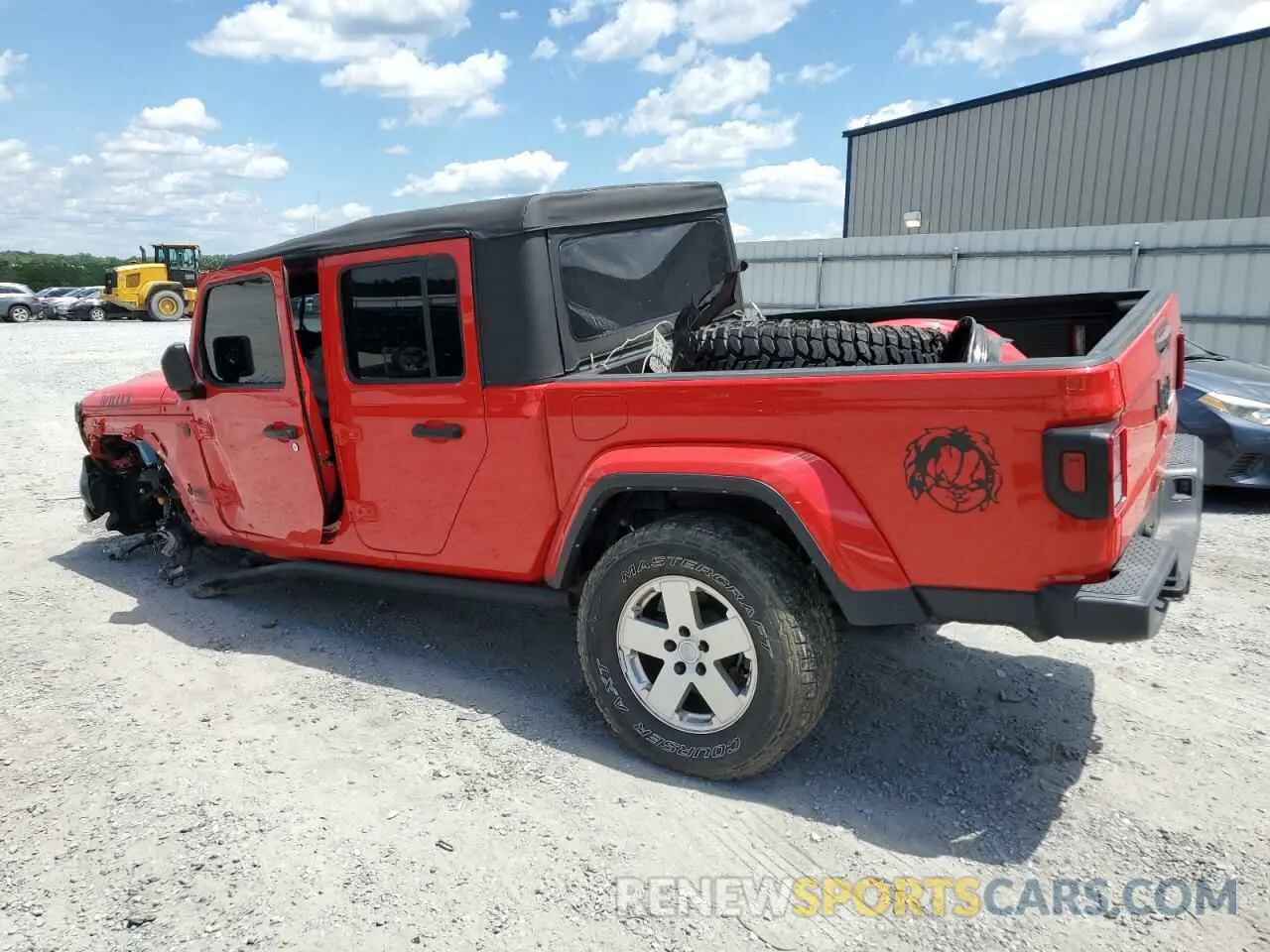 2 Photograph of a damaged car 1C6HJTAG0NL143816 JEEP GLADIATOR 2022