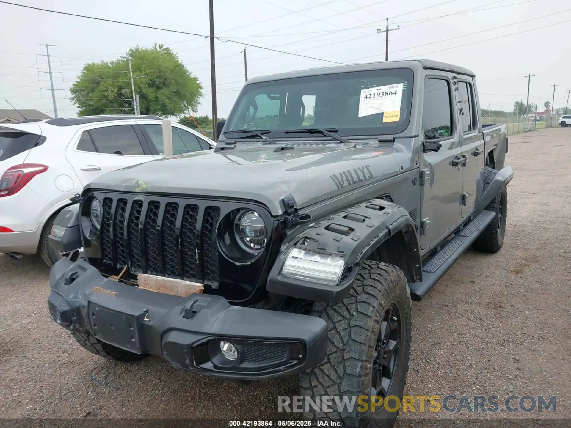 2 Photograph of a damaged car 1C6HJTAG2NL176011 JEEP GLADIATOR 2022