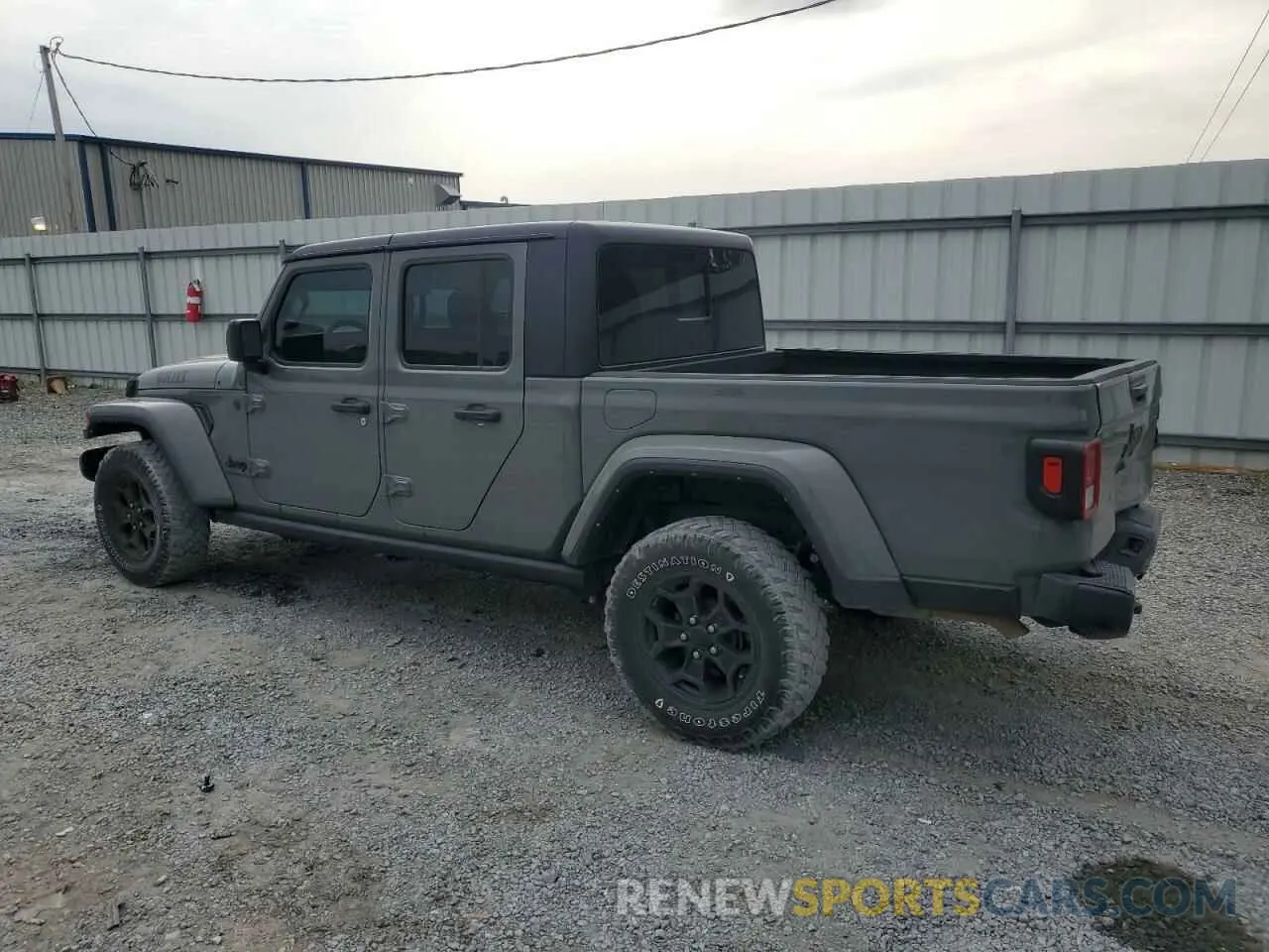 2 Photograph of a damaged car 1C6HJTAG3NL119428 JEEP GLADIATOR 2022