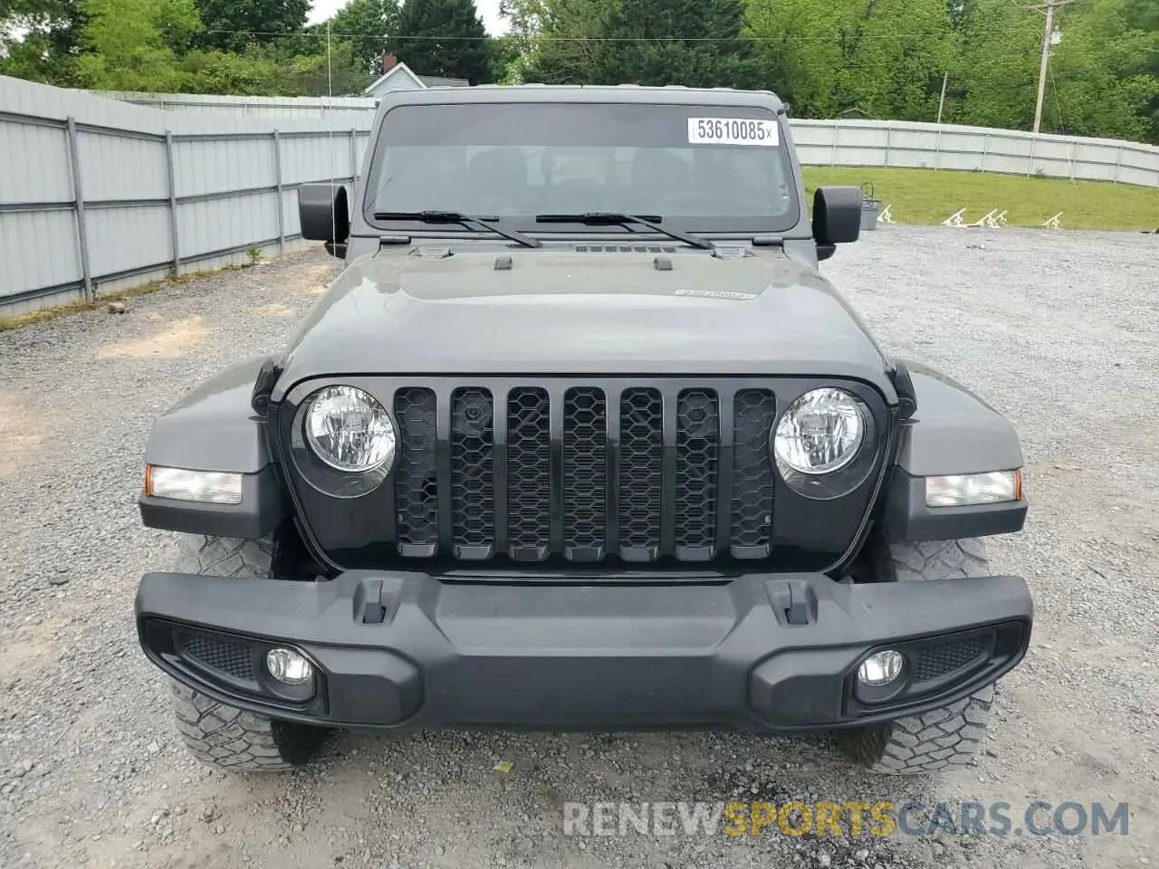 5 Photograph of a damaged car 1C6HJTAG3NL119428 JEEP GLADIATOR 2022