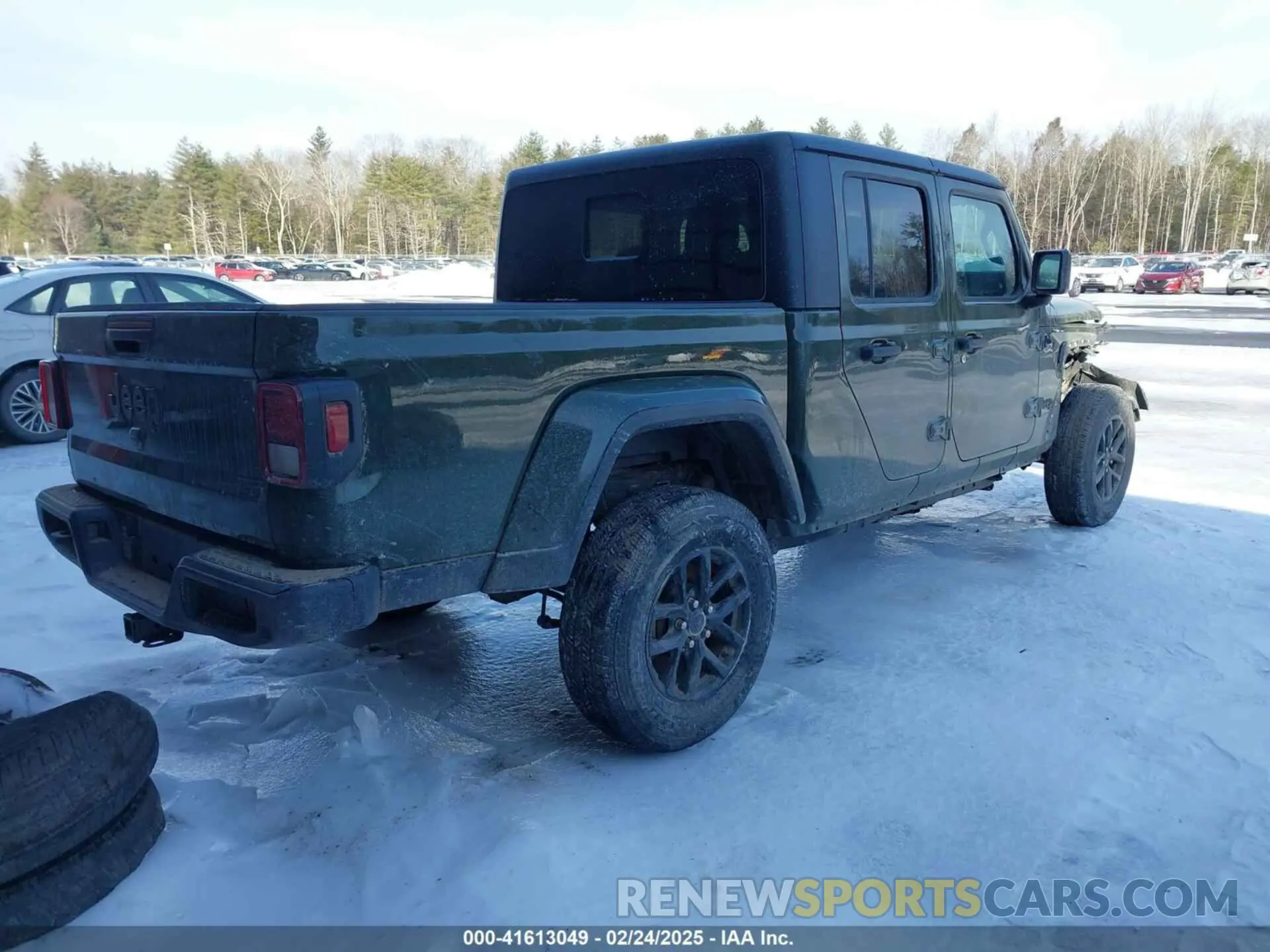 4 Фотография поврежденного автомобиля 1C6HJTAG3NL137816 JEEP GLADIATOR 2022