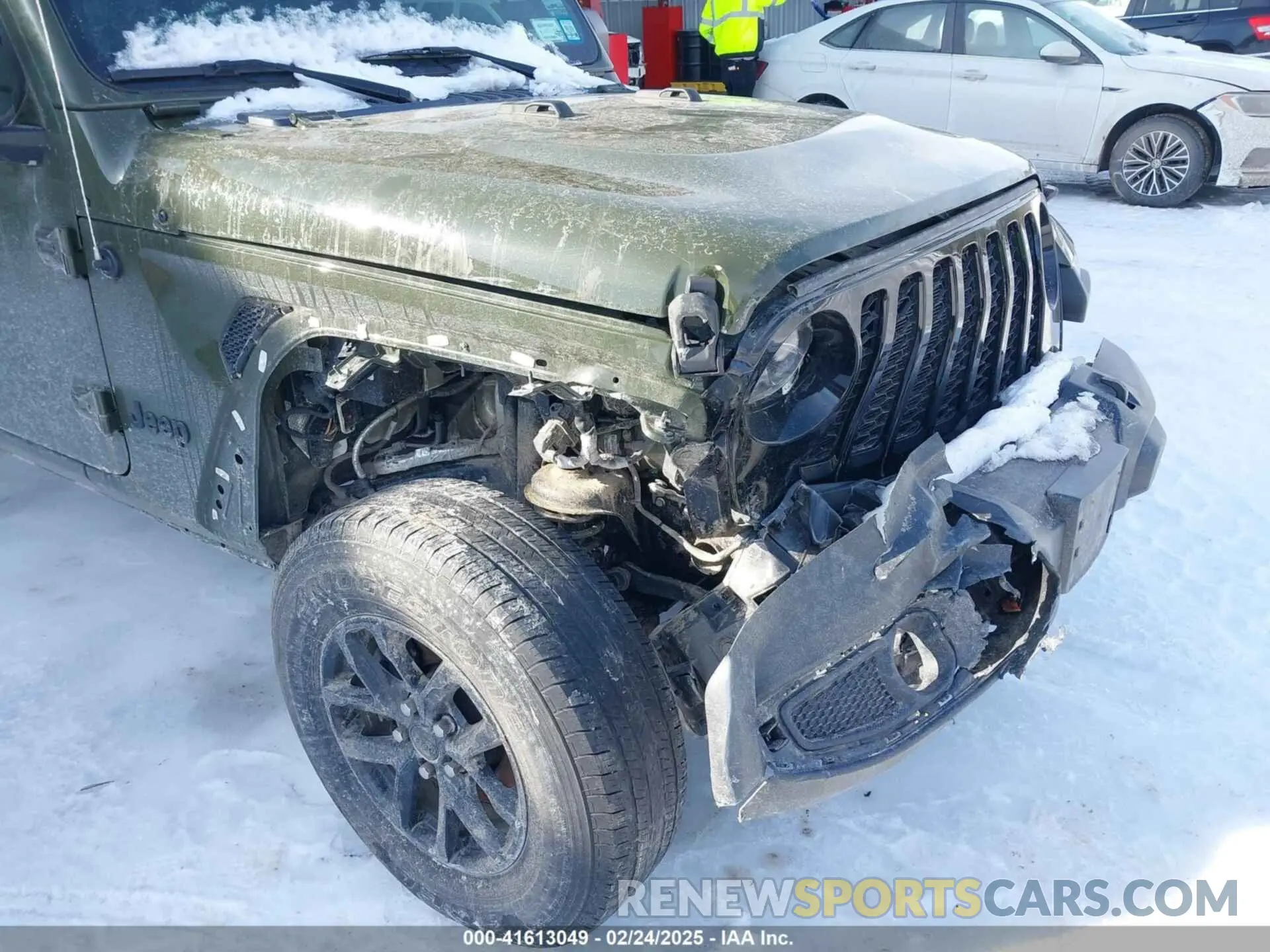 6 Фотография поврежденного автомобиля 1C6HJTAG3NL137816 JEEP GLADIATOR 2022
