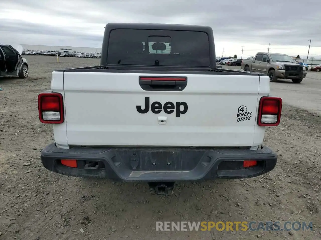 6 Фотография поврежденного автомобиля 1C6HJTAG3NL166183 JEEP GLADIATOR 2022