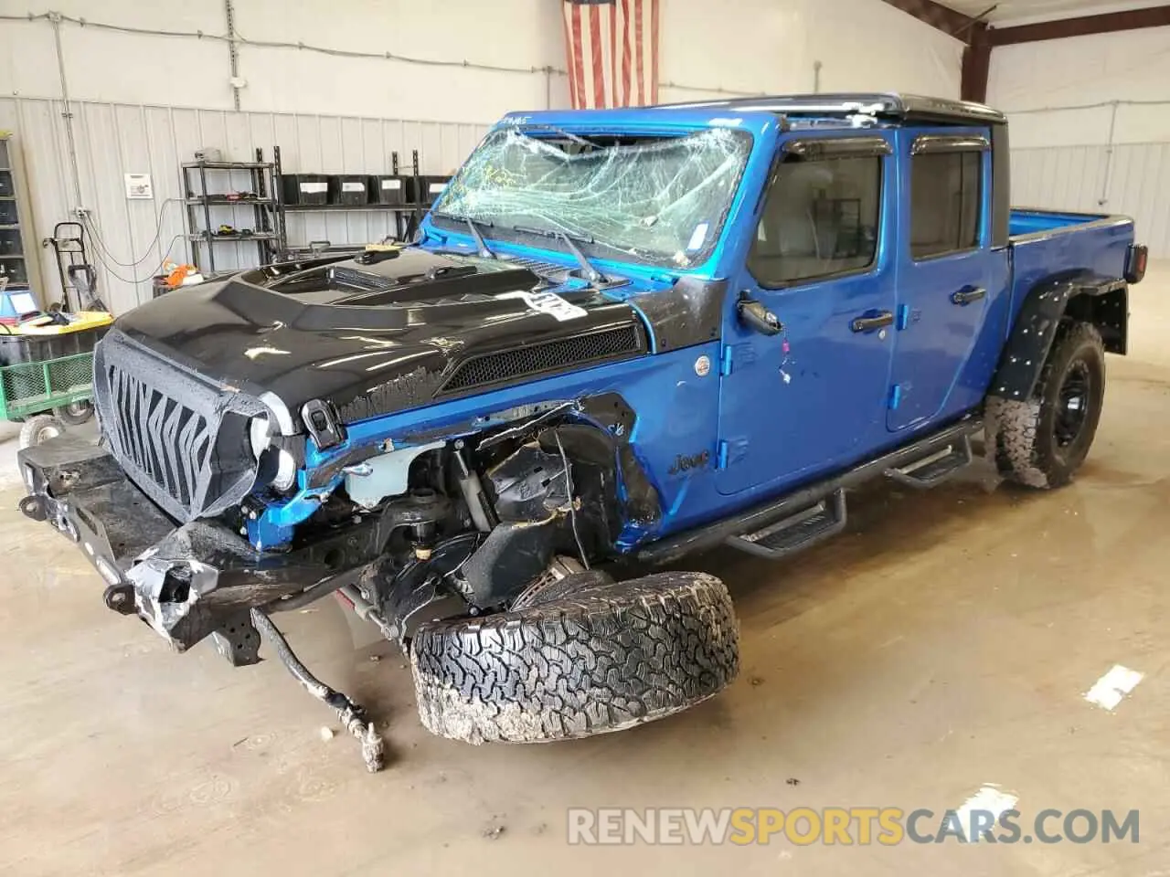 1 Фотография поврежденного автомобиля 1C6HJTAG4NL106865 JEEP GLADIATOR 2022