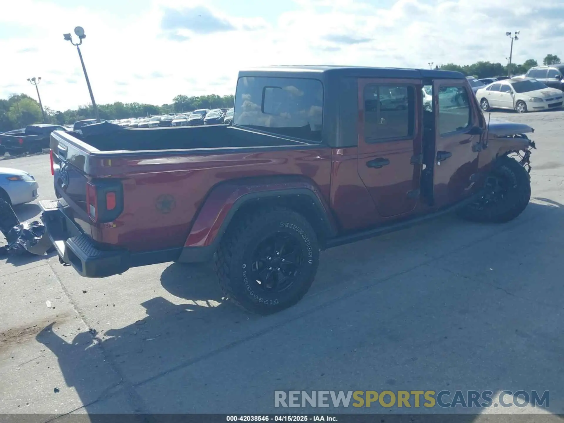 4 Photograph of a damaged car 1C6HJTAG4NL110186 JEEP GLADIATOR 2022