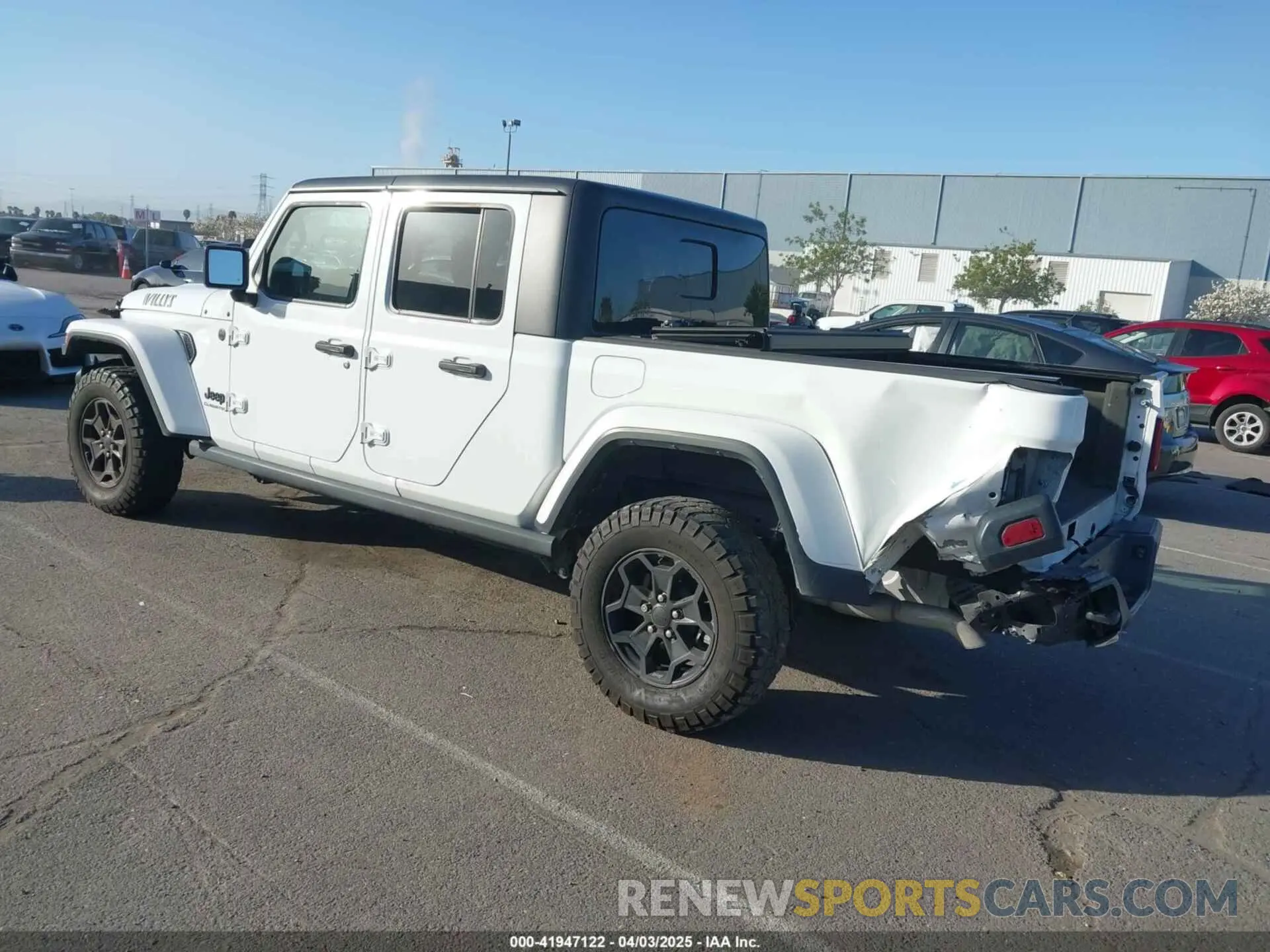 3 Photograph of a damaged car 1C6HJTAG4NL149537 JEEP GLADIATOR 2022