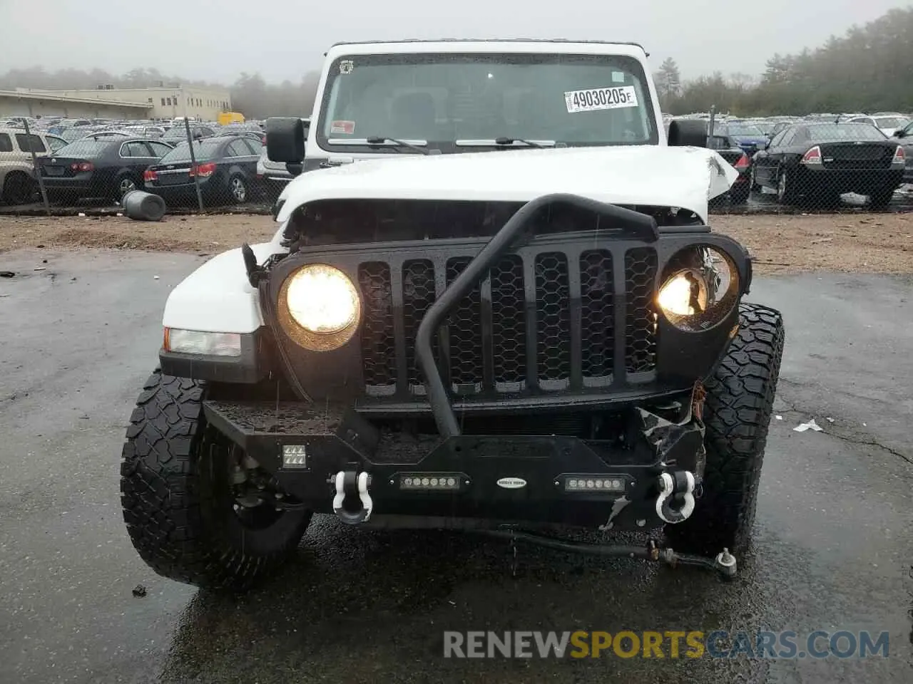 5 Photograph of a damaged car 1C6HJTAG5NL153354 JEEP GLADIATOR 2022