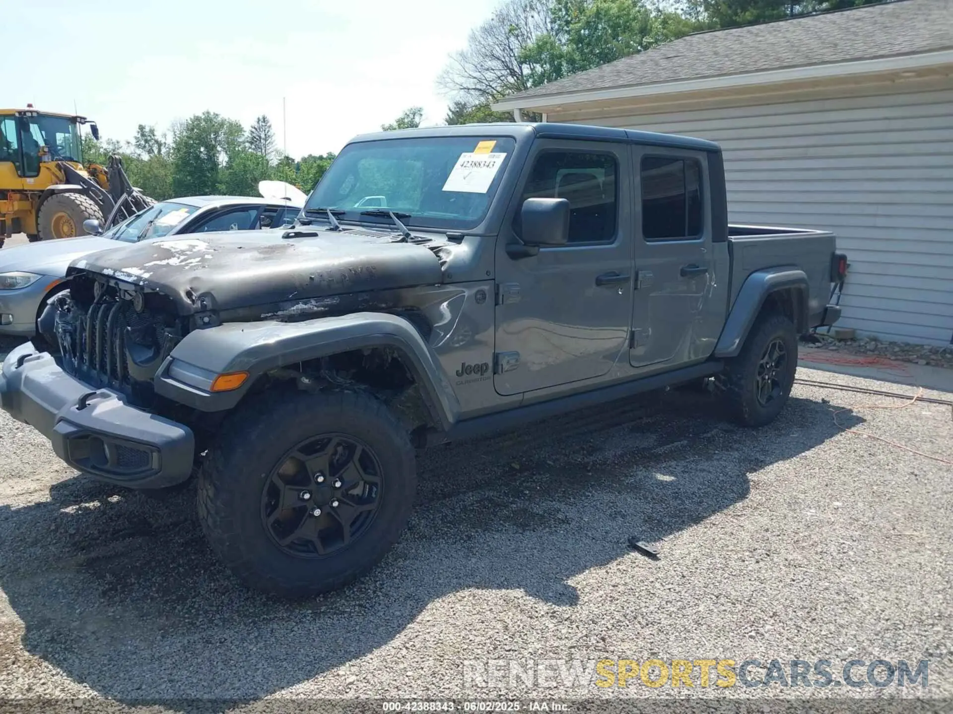2 Photograph of a damaged car 1C6HJTAG5NL174916 JEEP GLADIATOR 2022
