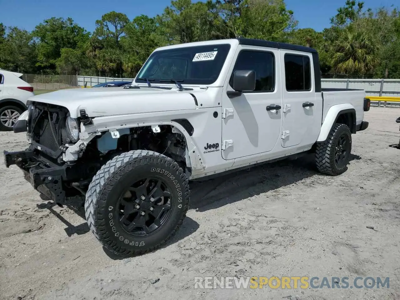 1 Фотография поврежденного автомобиля 1C6HJTAG6NL100369 JEEP GLADIATOR 2022