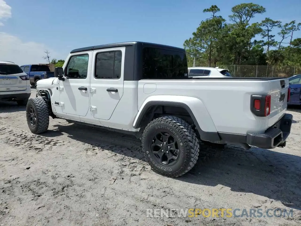 2 Фотография поврежденного автомобиля 1C6HJTAG6NL100369 JEEP GLADIATOR 2022