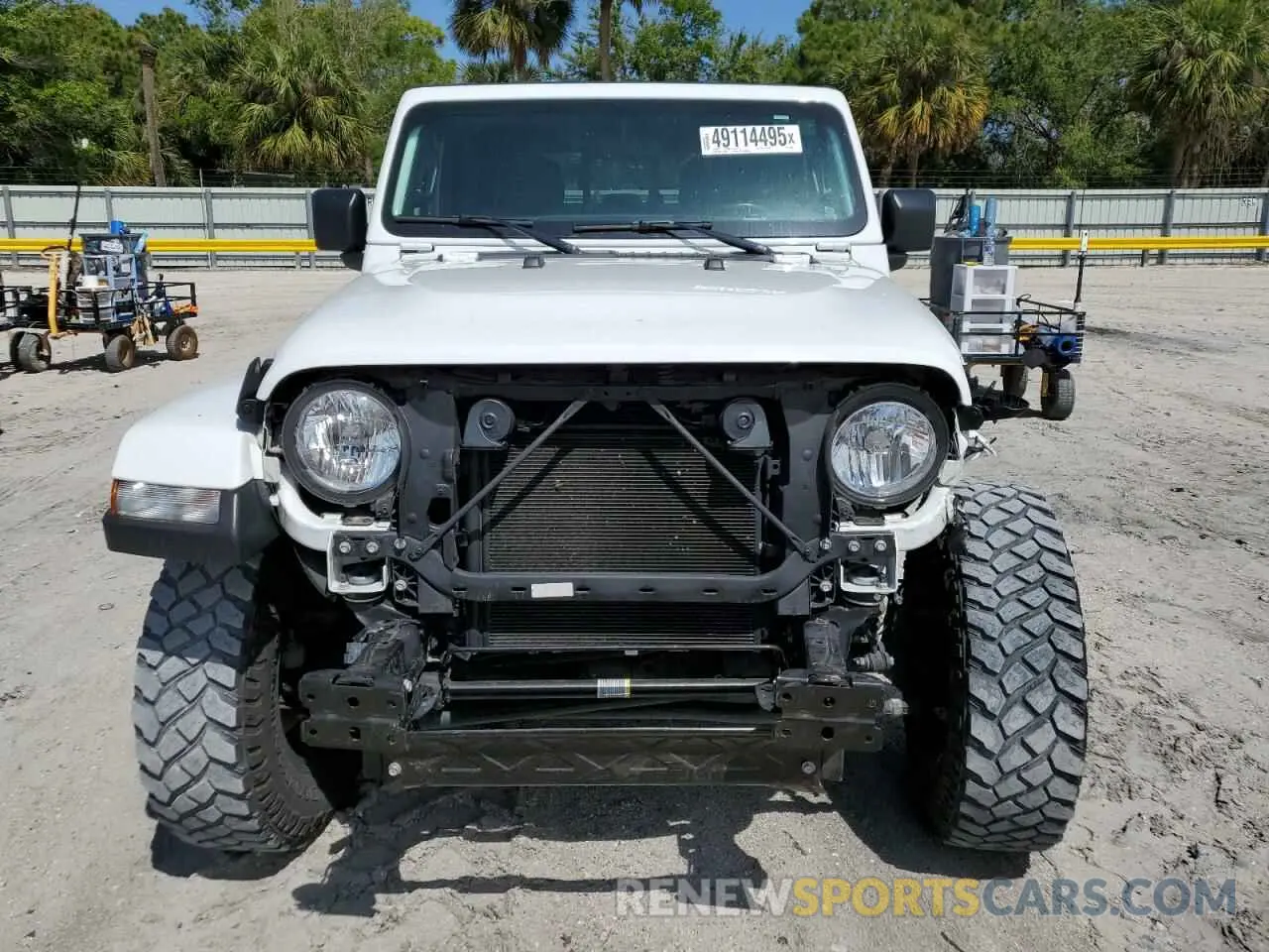 5 Фотография поврежденного автомобиля 1C6HJTAG6NL100369 JEEP GLADIATOR 2022