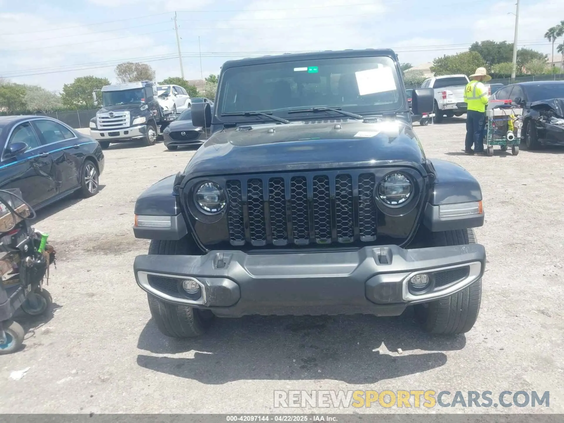6 Фотография поврежденного автомобиля 1C6HJTAG7NL161701 JEEP GLADIATOR 2022