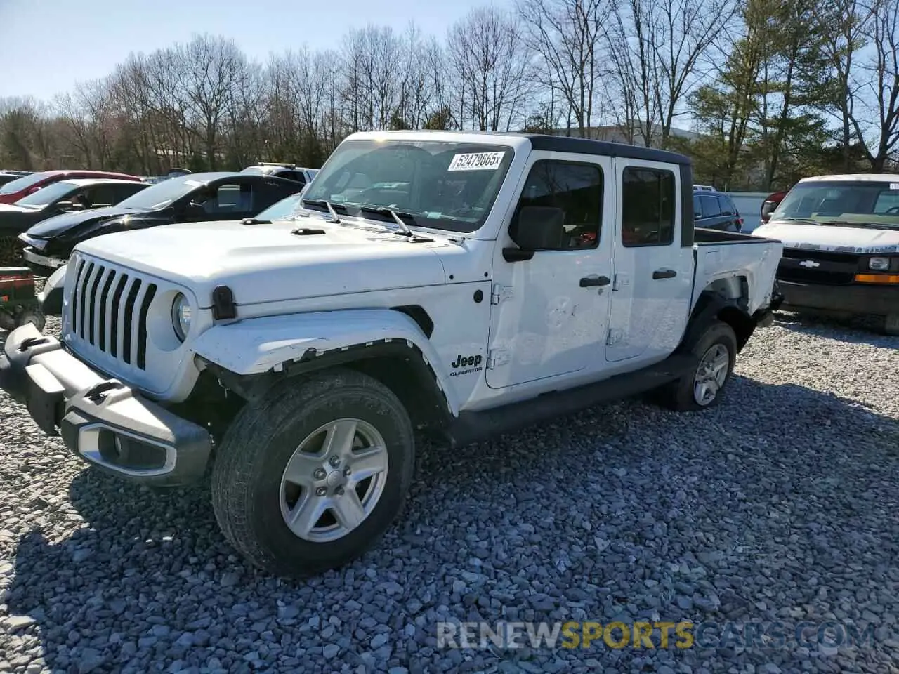1 Photograph of a damaged car 1C6HJTAG8NL149170 JEEP GLADIATOR 2022