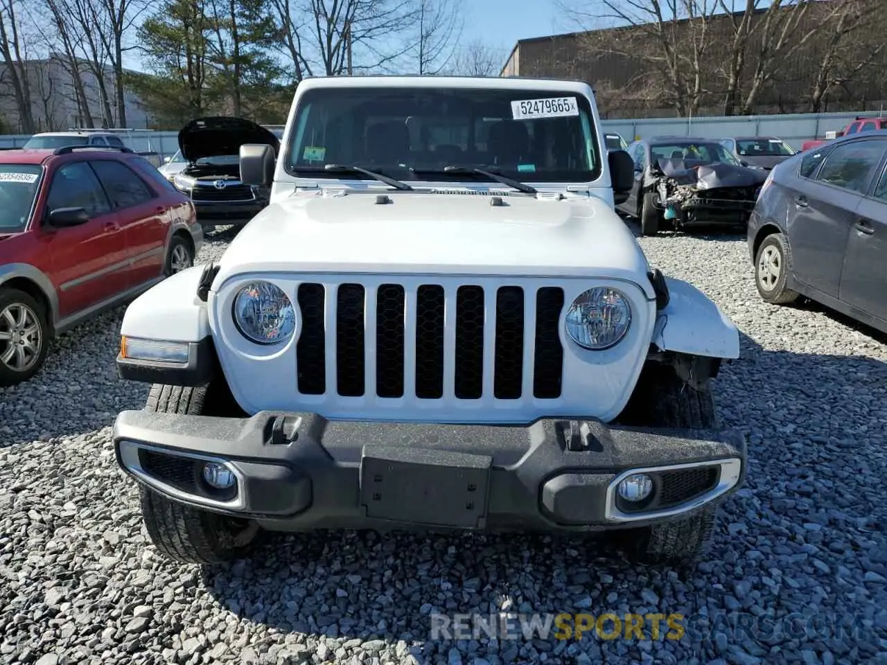 5 Photograph of a damaged car 1C6HJTAG8NL149170 JEEP GLADIATOR 2022