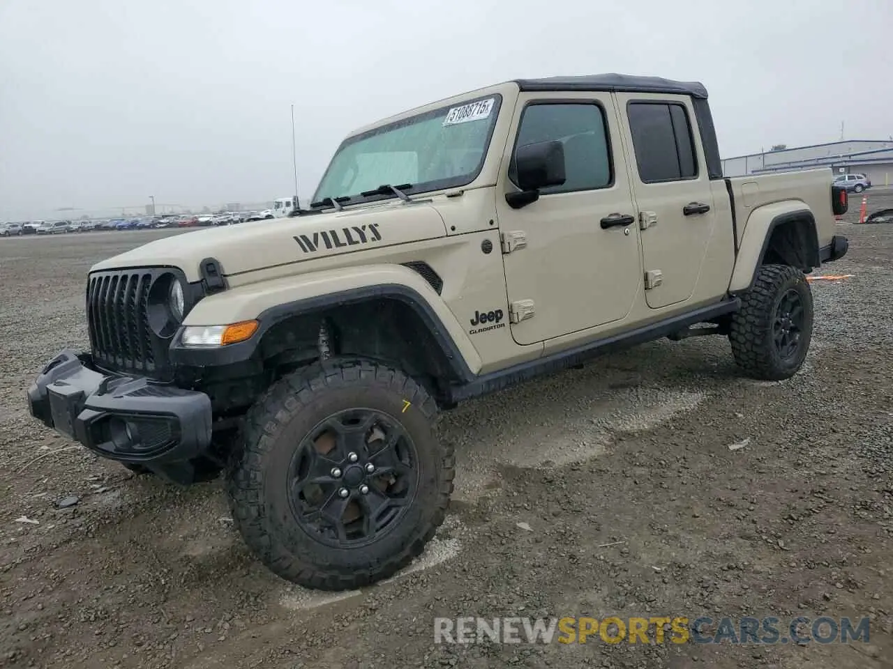 1 Фотография поврежденного автомобиля 1C6HJTAG8NL167359 JEEP GLADIATOR 2022