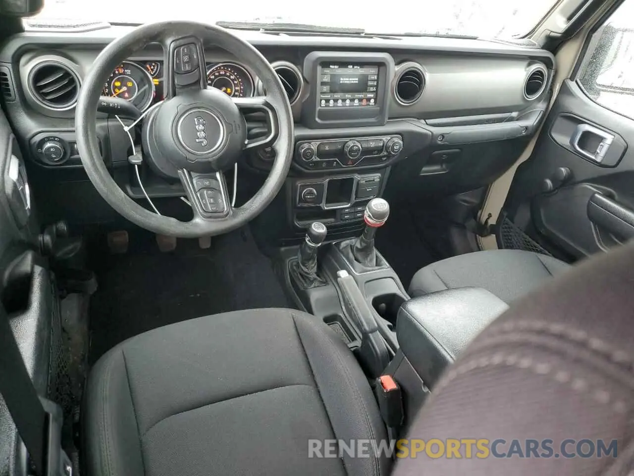 8 Фотография поврежденного автомобиля 1C6HJTAG8NL167359 JEEP GLADIATOR 2022