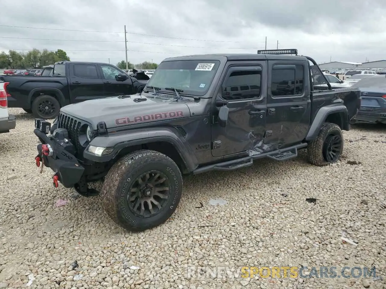 1 Photograph of a damaged car 1C6HJTAGXNL126523 JEEP GLADIATOR 2022