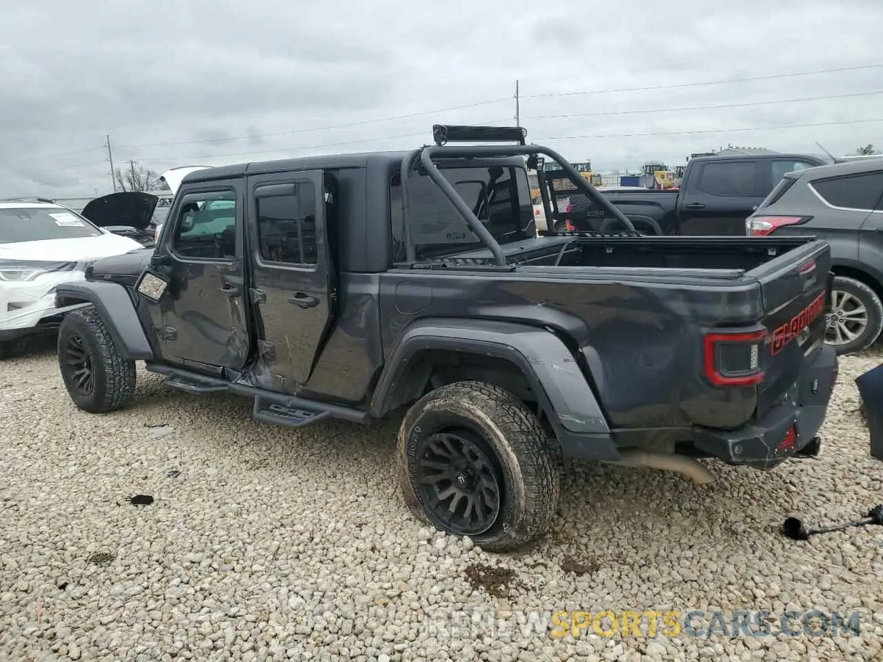 2 Photograph of a damaged car 1C6HJTAGXNL126523 JEEP GLADIATOR 2022