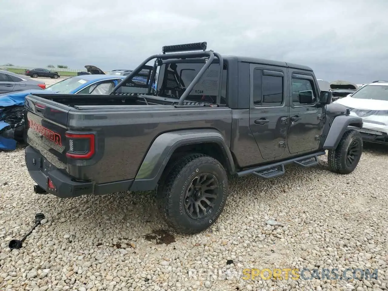3 Photograph of a damaged car 1C6HJTAGXNL126523 JEEP GLADIATOR 2022