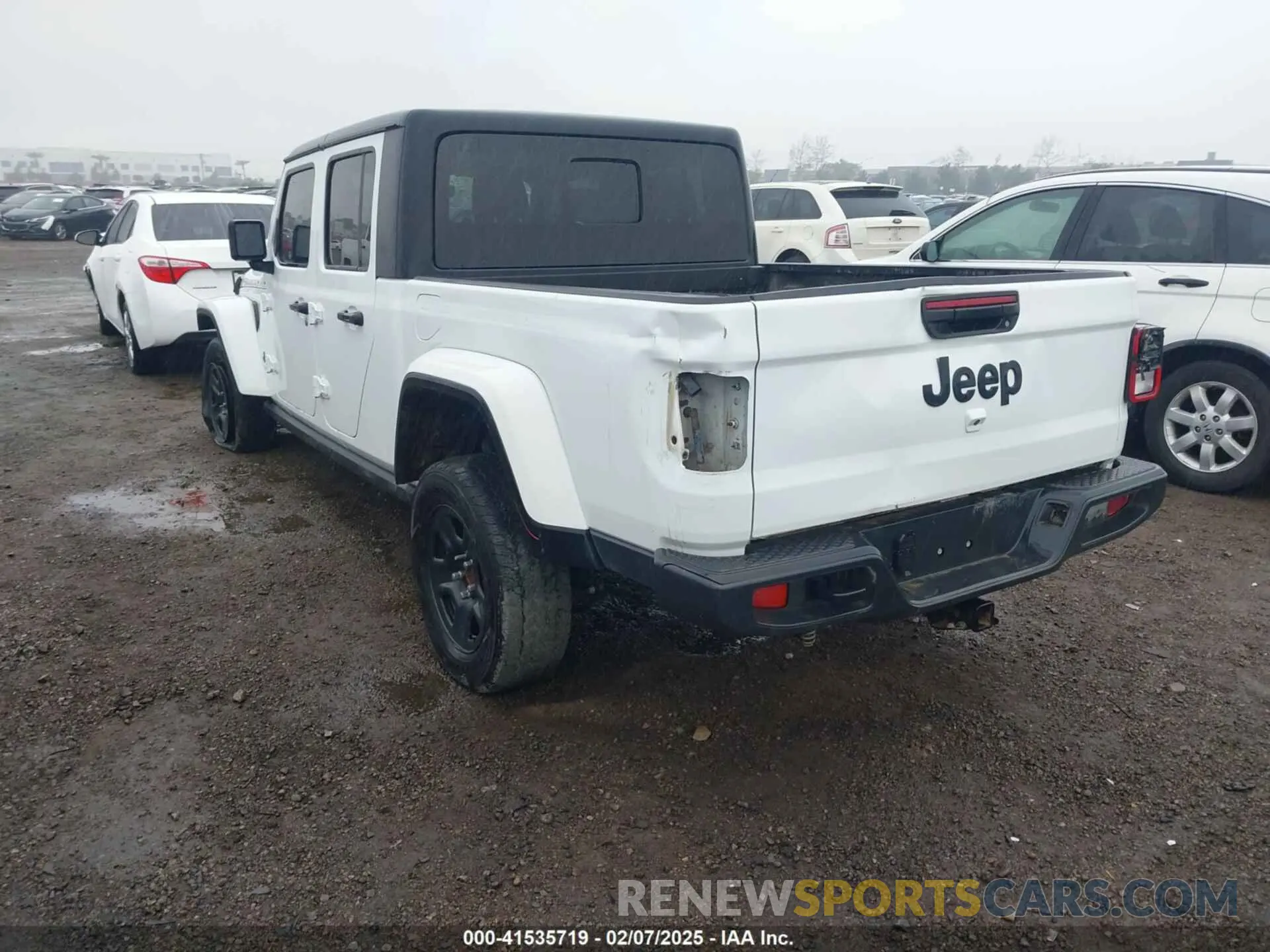 3 Фотография поврежденного автомобиля 1C6HJTAGXNL143080 JEEP GLADIATOR 2022