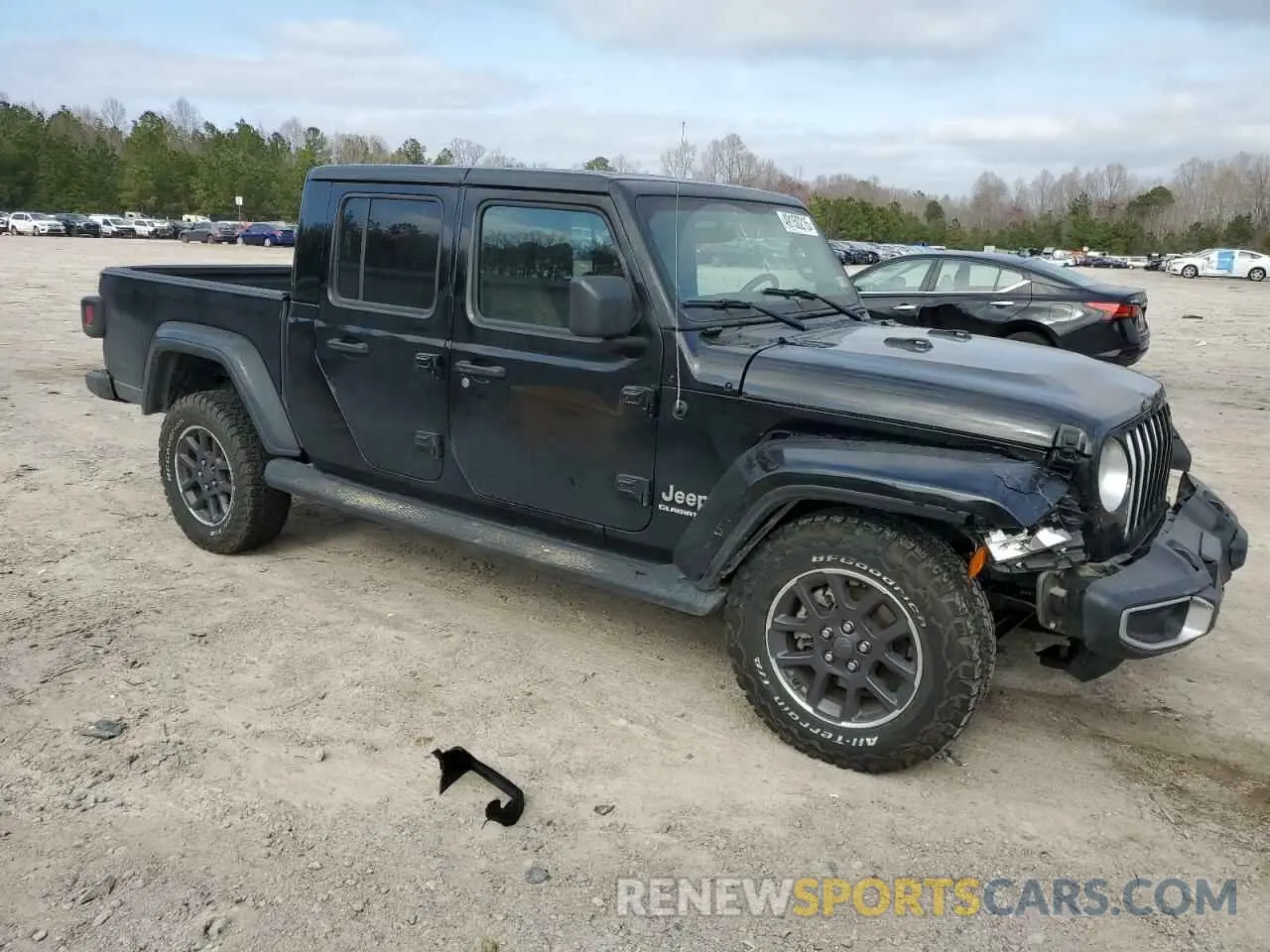 4 Фотография поврежденного автомобиля 1C6HJTFG4NL128874 JEEP GLADIATOR 2022
