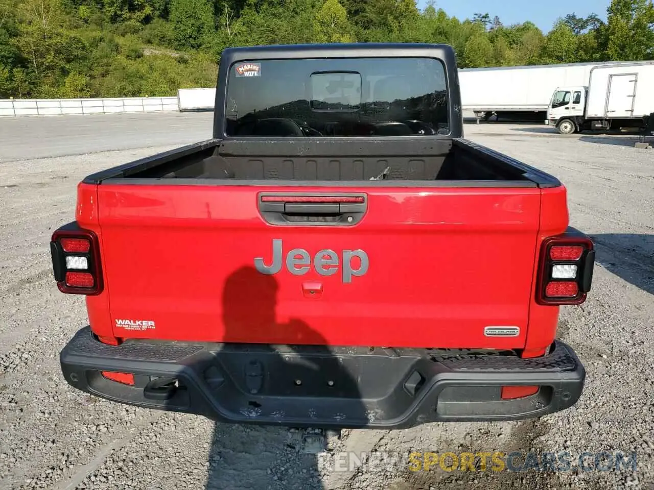 6 Photograph of a damaged car 1C6HJTFG6NL103412 JEEP GLADIATOR 2022