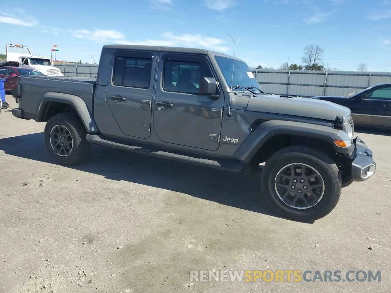 4 Фотография поврежденного автомобиля 1C6HJTFG7NL164641 JEEP GLADIATOR 2022