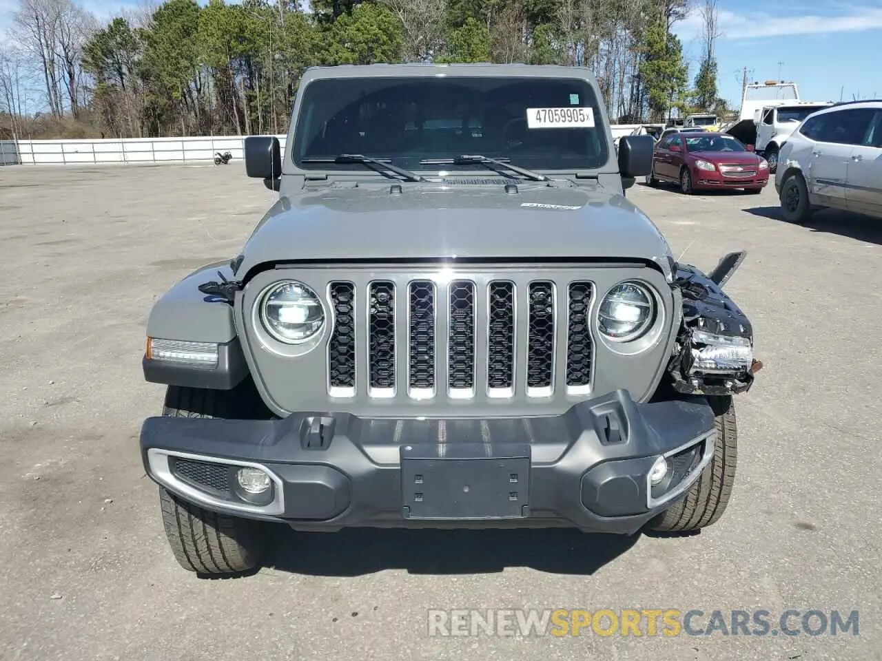 5 Фотография поврежденного автомобиля 1C6HJTFG7NL164641 JEEP GLADIATOR 2022