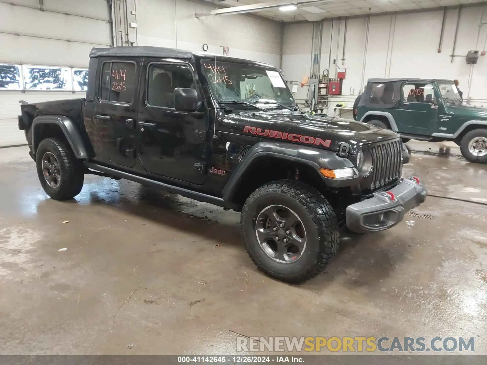 1 Photograph of a damaged car 1C6JJTBGXNL112413 JEEP GLADIATOR 2022