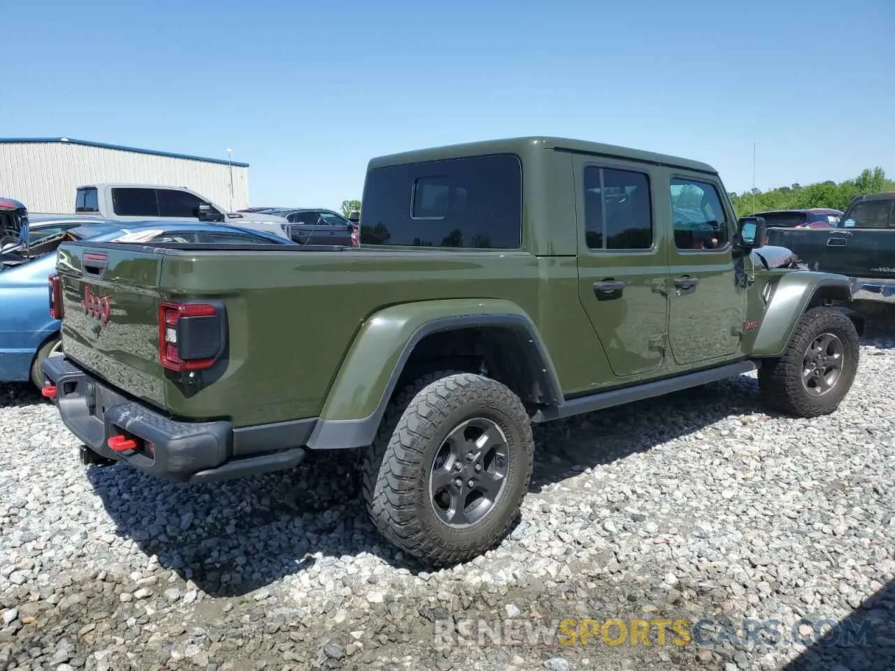 3 Photograph of a damaged car 1C6JJTBGXNL130958 JEEP GLADIATOR 2022