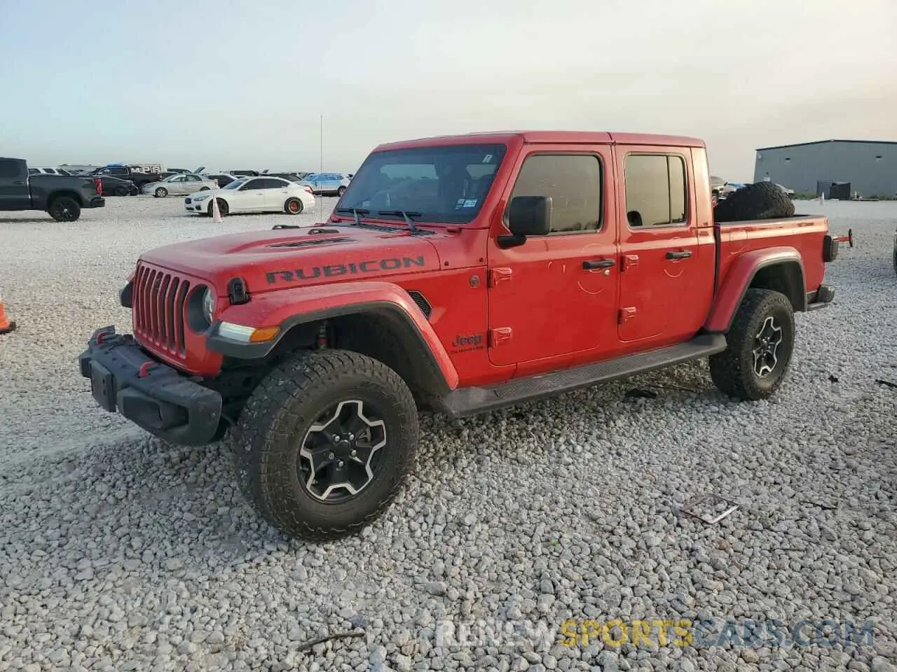 1 Photograph of a damaged car 1C6JJTBGXNL163474 JEEP GLADIATOR 2022