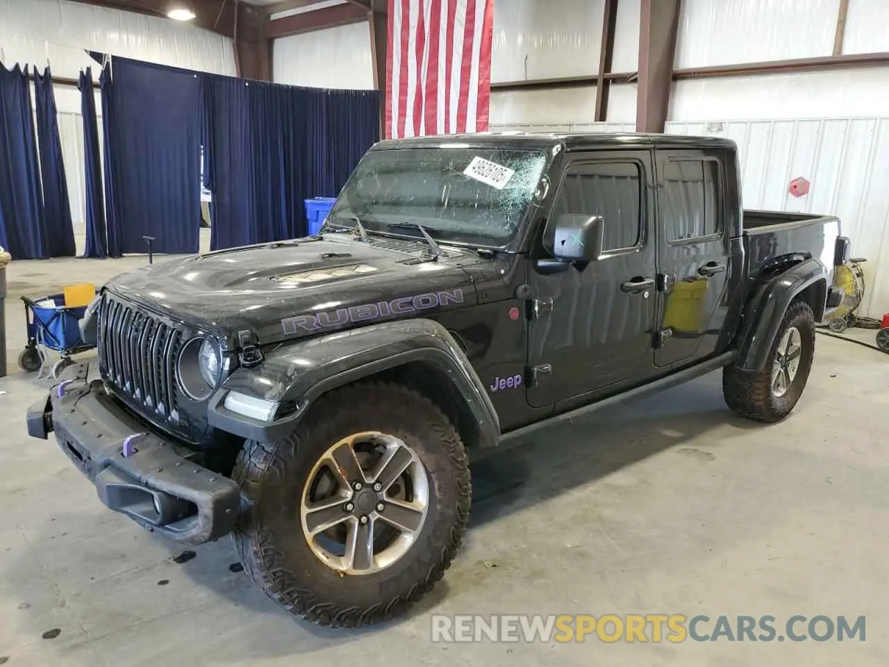 1 Фотография поврежденного автомобиля 1C6JJTBGXNL169937 JEEP GLADIATOR 2022