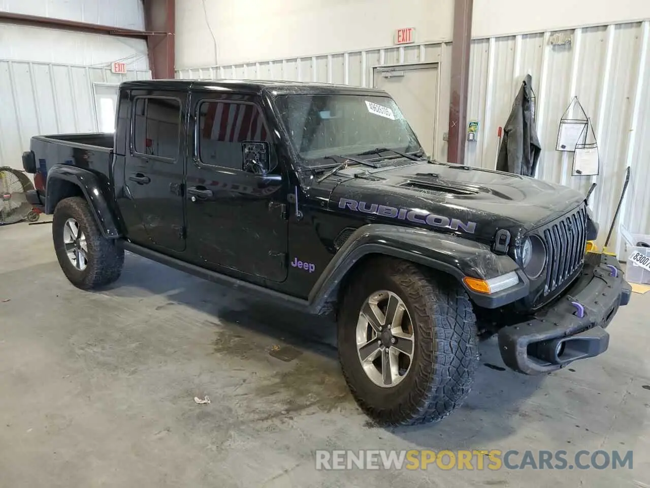 4 Фотография поврежденного автомобиля 1C6JJTBGXNL169937 JEEP GLADIATOR 2022