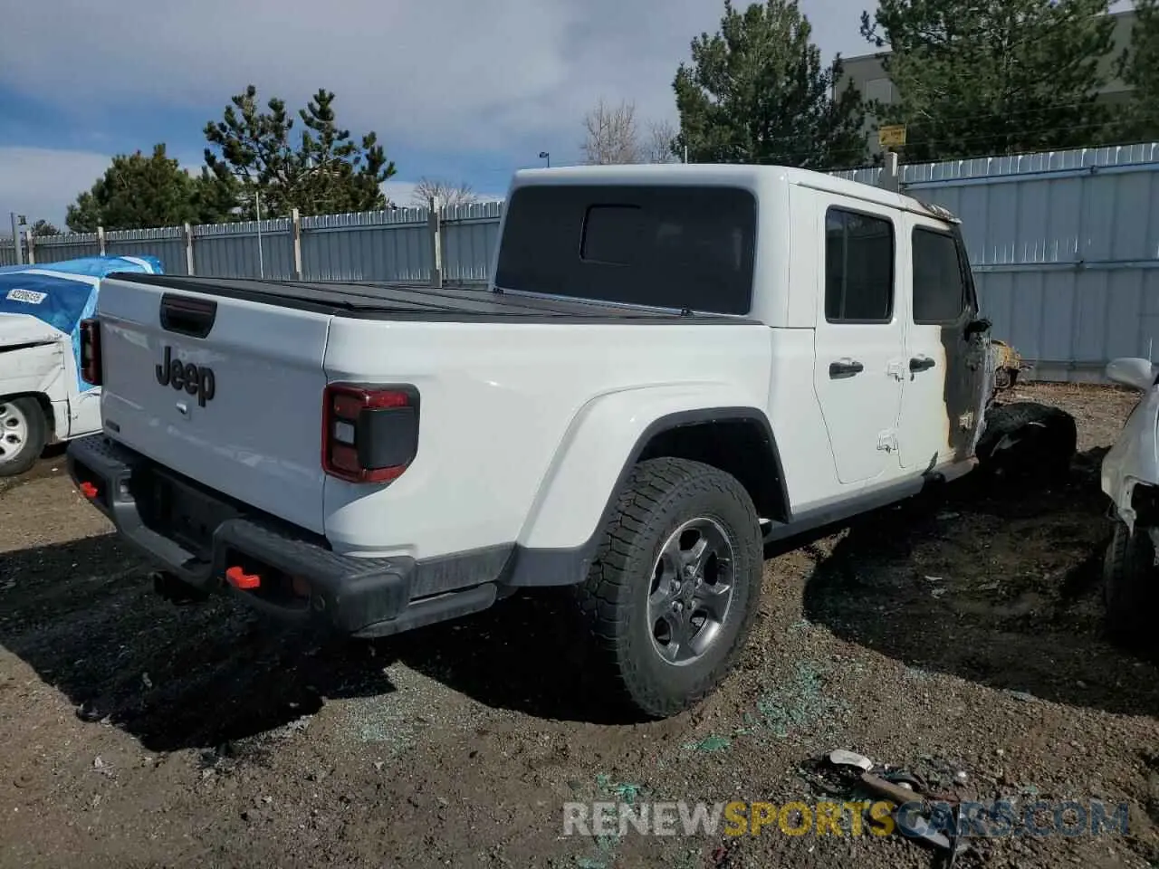 3 Photograph of a damaged car 1C6JJTBM3NL107950 JEEP GLADIATOR 2022