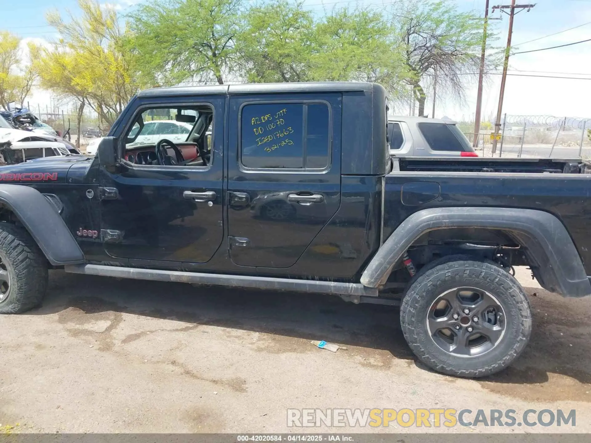 13 Фотография поврежденного автомобиля 1C6JJTBM3NL165377 JEEP GLADIATOR 2022