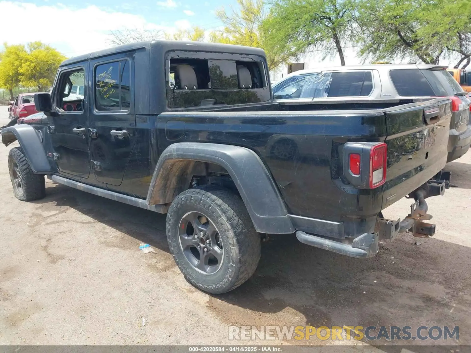 3 Фотография поврежденного автомобиля 1C6JJTBM3NL165377 JEEP GLADIATOR 2022