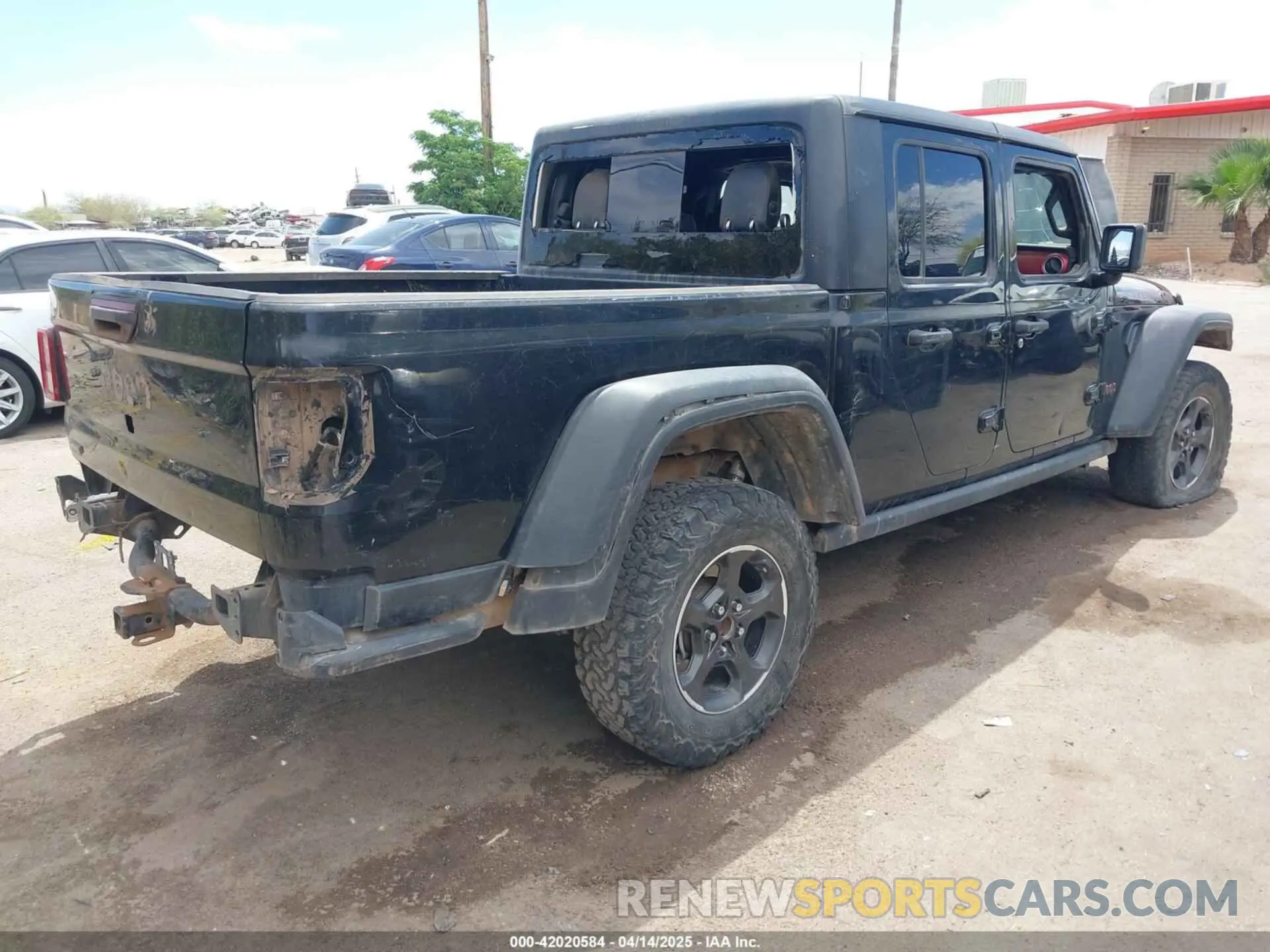 4 Фотография поврежденного автомобиля 1C6JJTBM3NL165377 JEEP GLADIATOR 2022