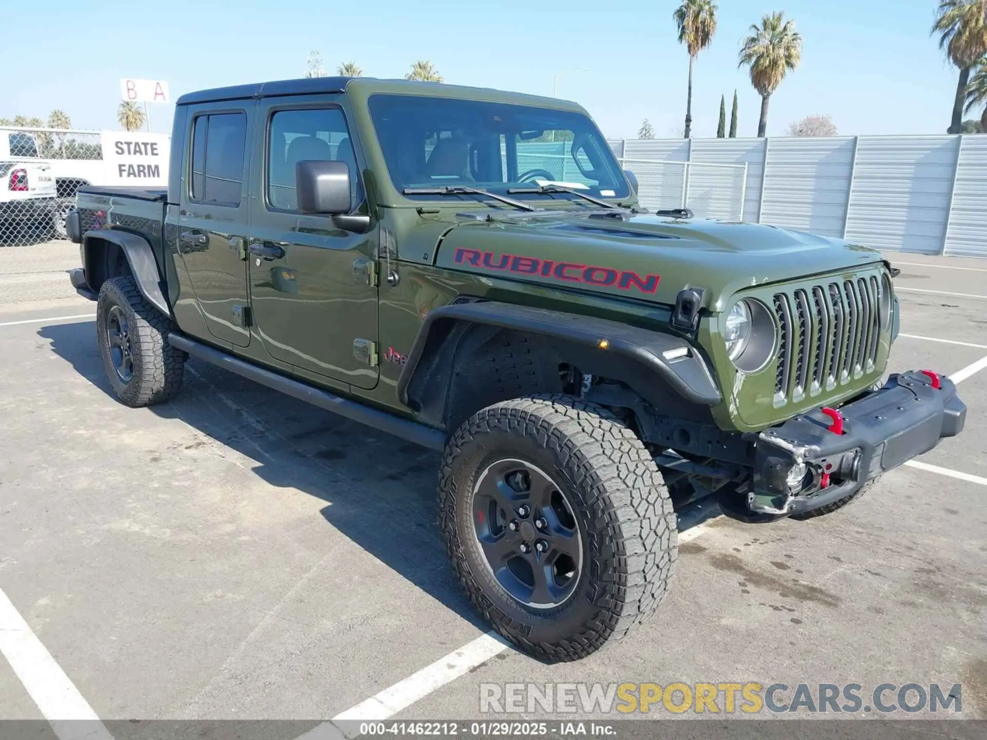 1 Фотография поврежденного автомобиля 1C6JJTBM3NL182454 JEEP GLADIATOR 2022