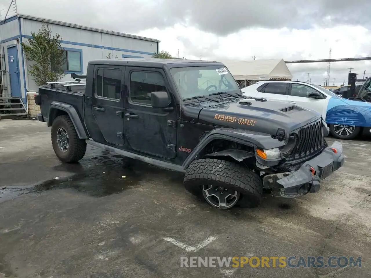 4 Фотография поврежденного автомобиля 1C6JJTEG0NL166623 JEEP GLADIATOR 2022